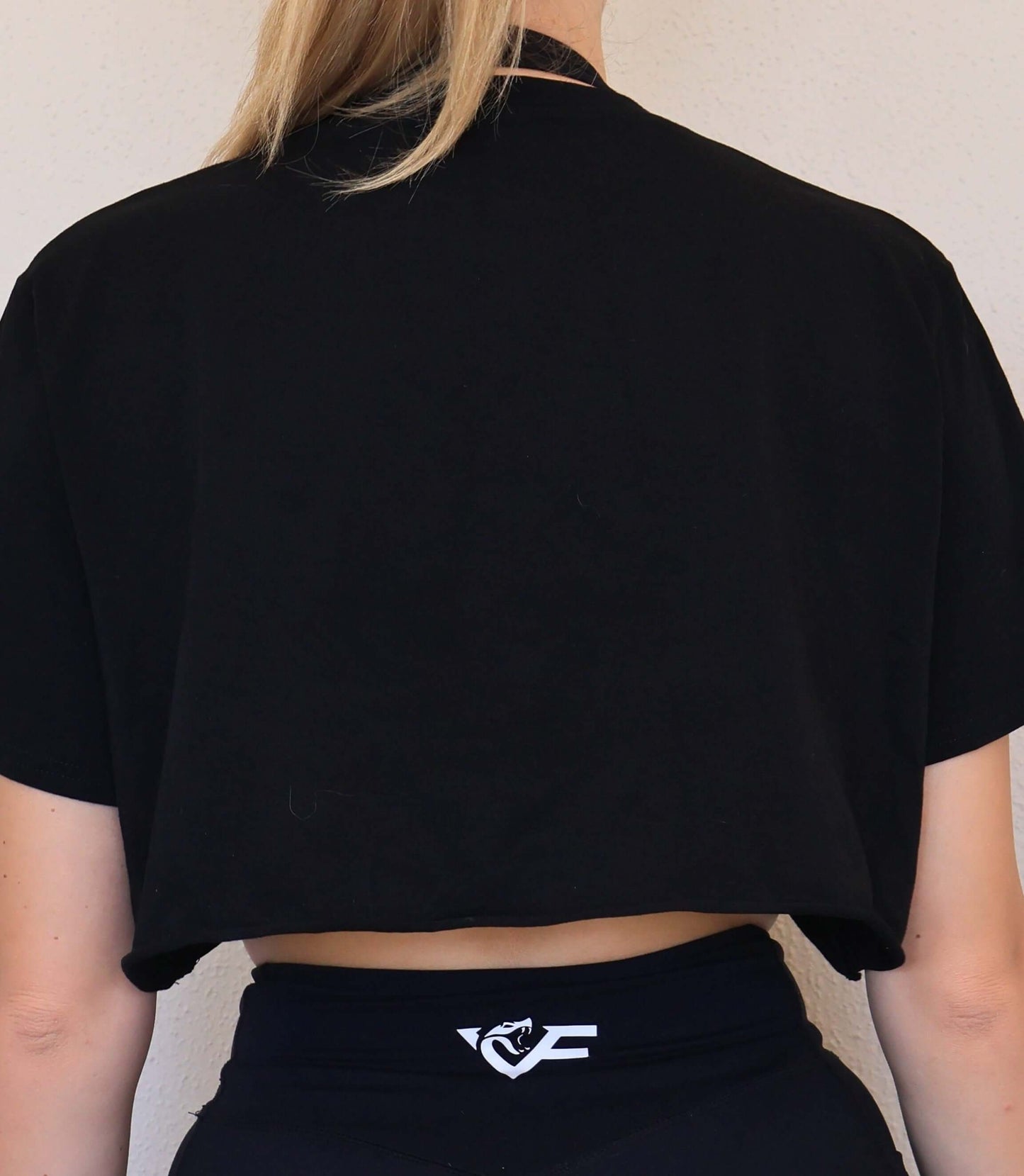 Black Crop Tee - 3