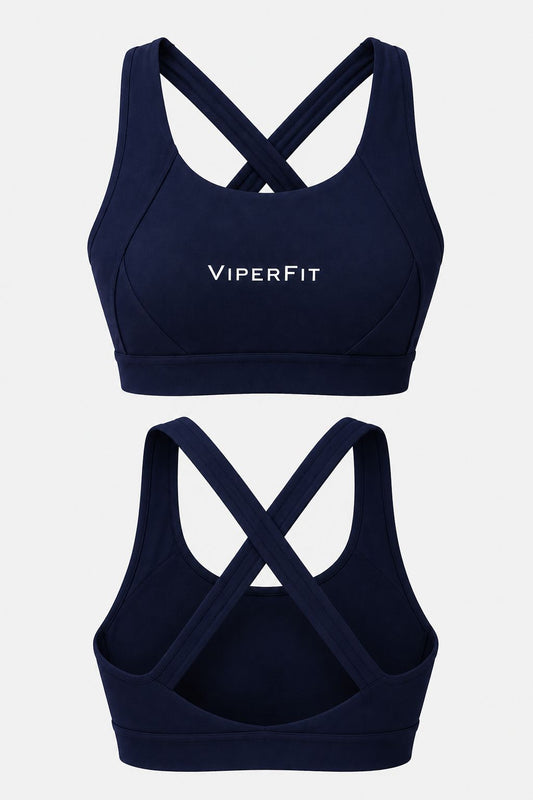 Pulse Sports Bra - Navy Blue