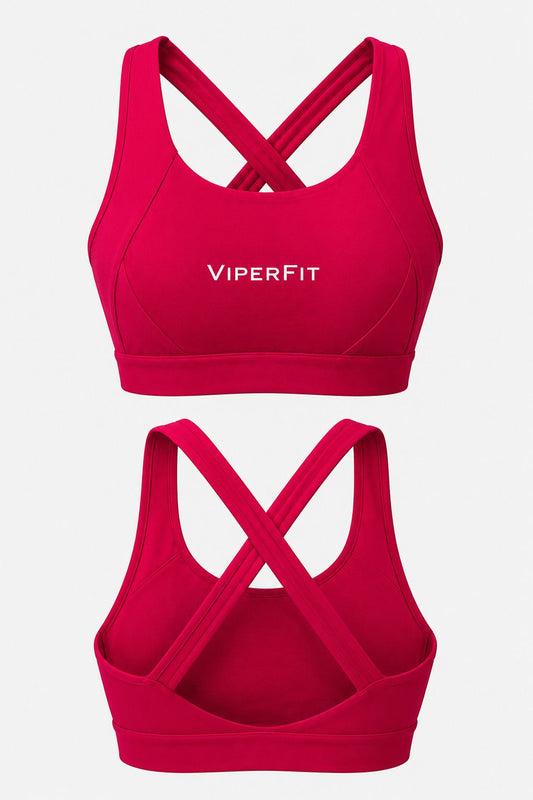 Pulse Sports Bra - Rose Red