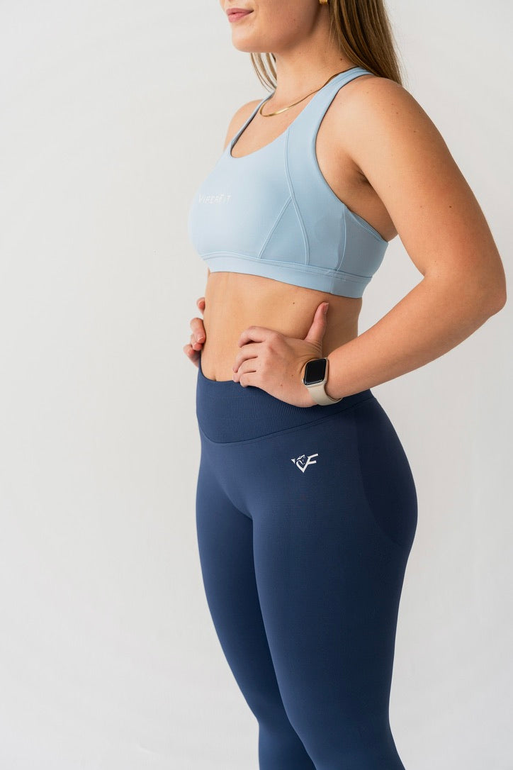 Luxe Pro Leggings - Gray Blue