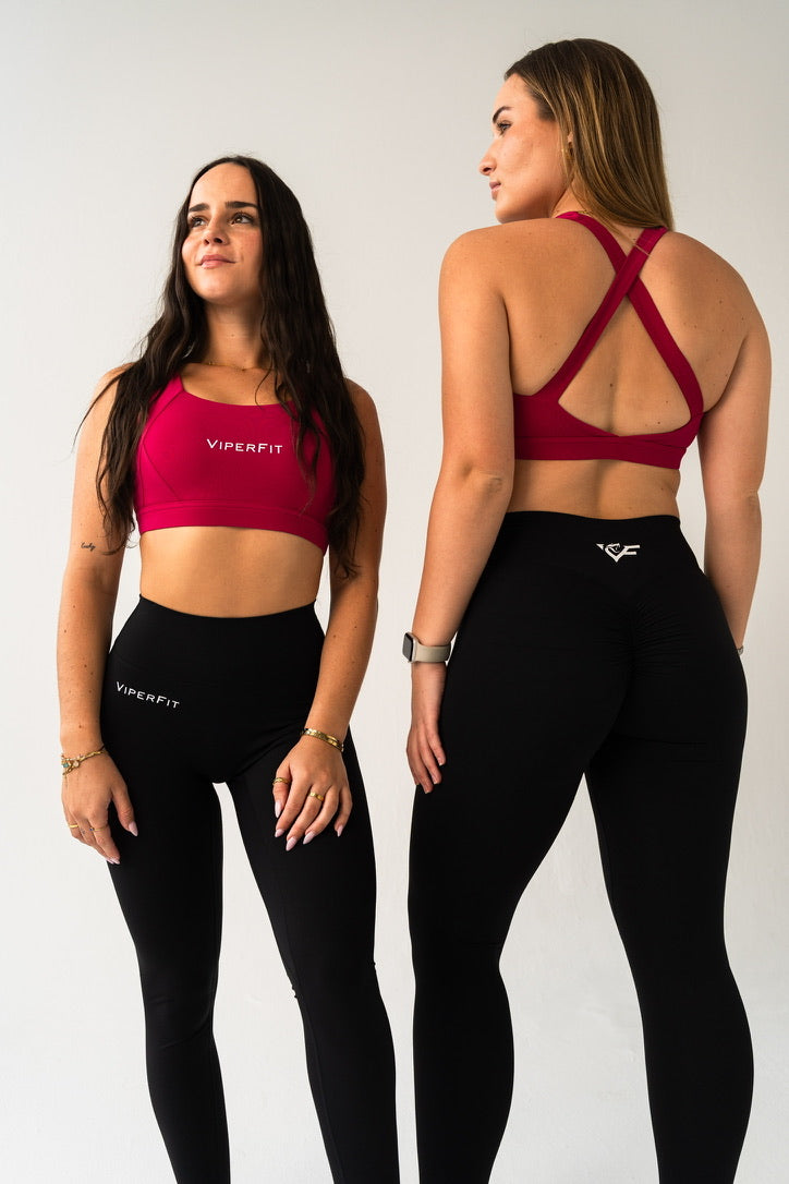 Pulse Sports Bra - Rose Red