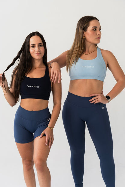 Luxe Pro Shorts - Gray Blue