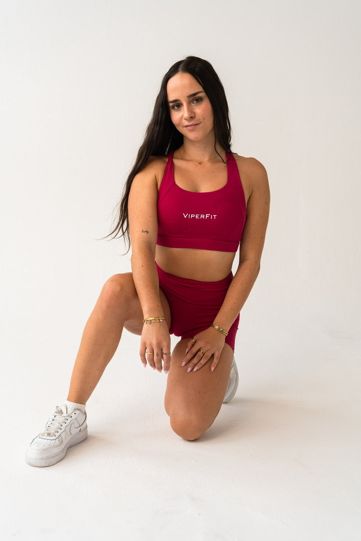 Pulse Shorts - Rose Red