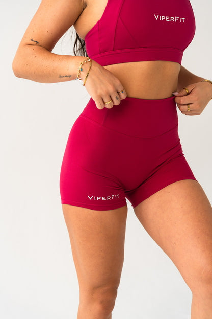 Pulse Shorts - Rose Red